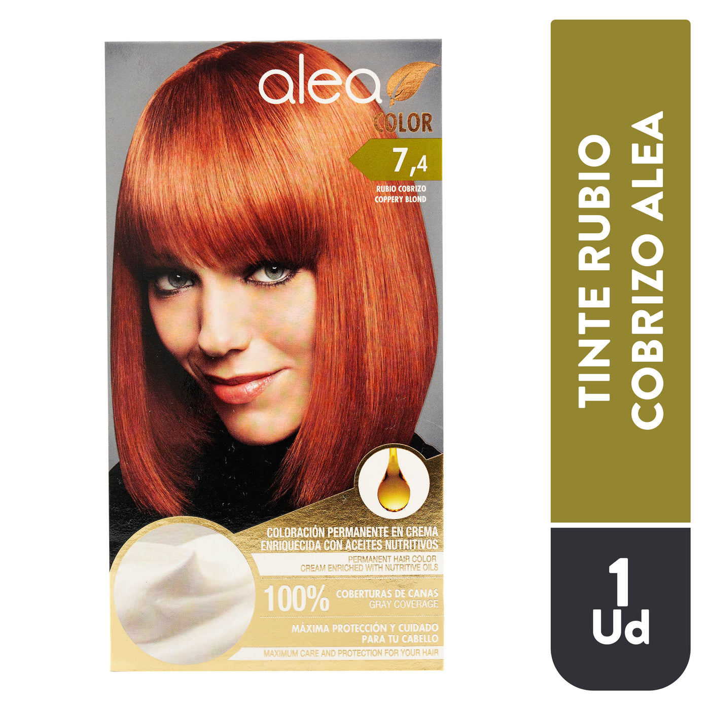 Alea Tinte Cabello Rubio Cobr N 74 145ml