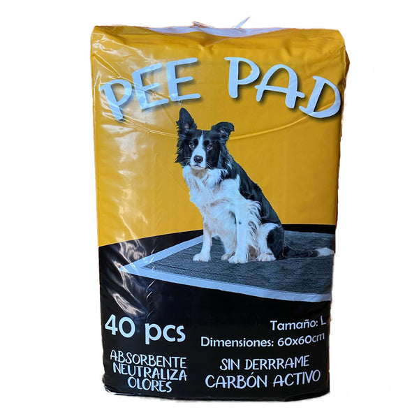 Almohadilla Para Perro Pee Pad Tamaño L 60x60cm - 40 Uds