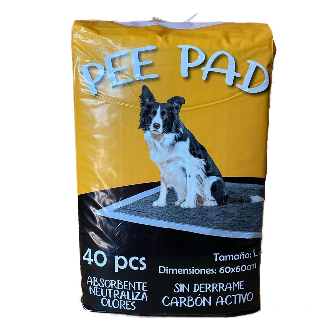 Almohadilla Para Perro Pee Pad Tamaño L 60x60cm - 40 Uds