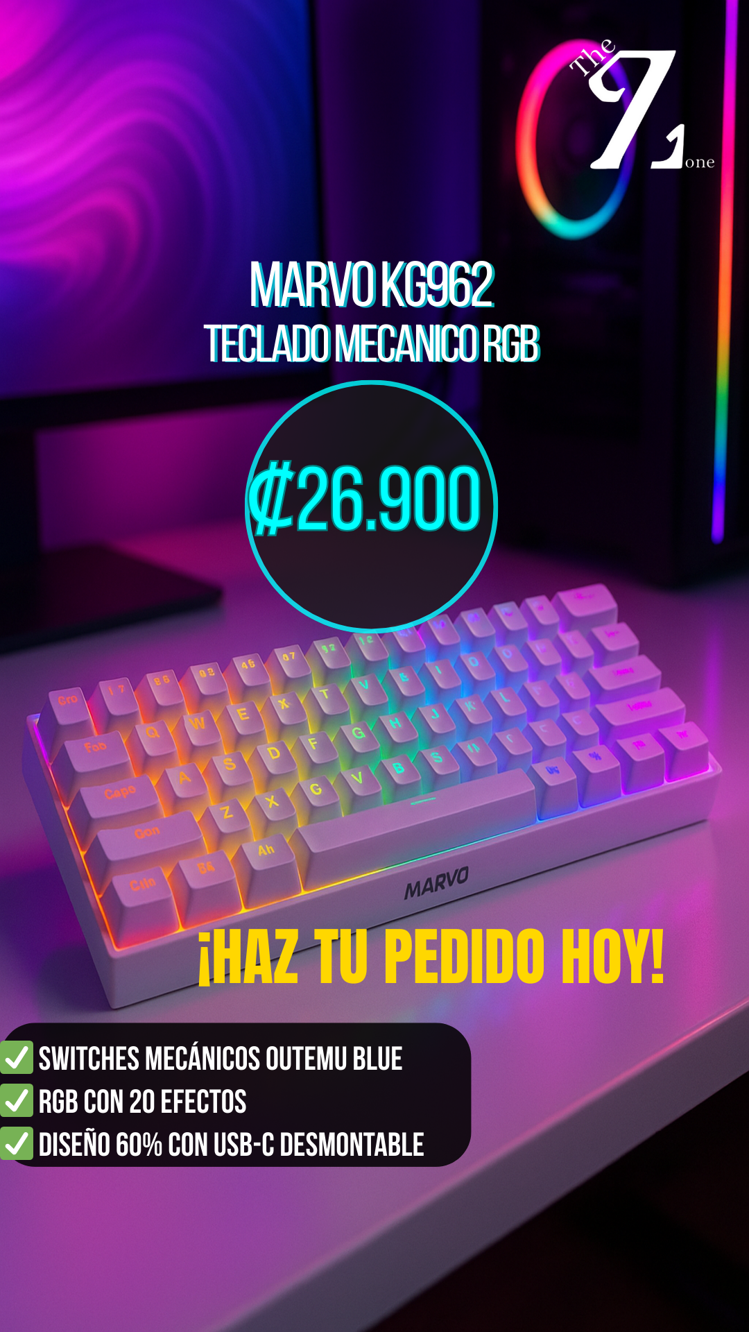 Teclado Marvo KG962