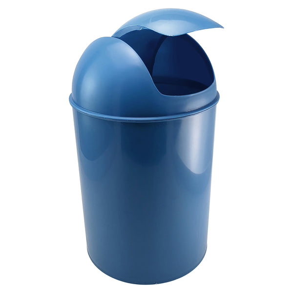 Basurero Guateplast Swing Mediano Contapa Color Azul - 20lt