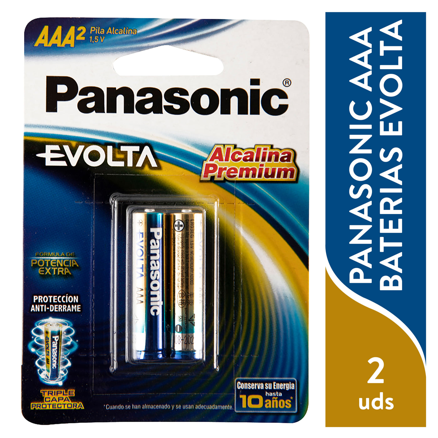 Batería Panasonic AAA Alcalina -2 Uds