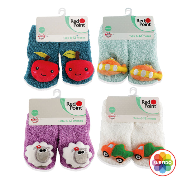 Calcetín Red Point Para Bebé, Surtido Color - Talla 3-6 Meses