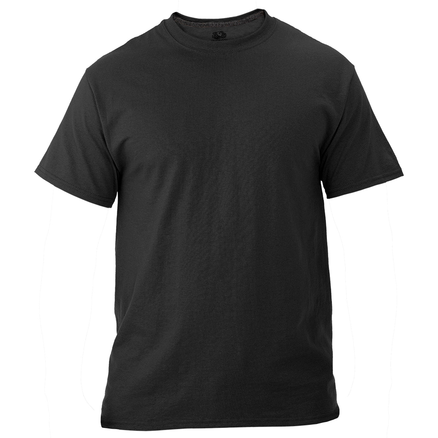 Camiseta Fruit Of The Loom Cuello Redondo, Color Negro -talla S