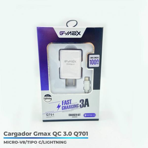 Cargador Gmax Tipo C/V8/Lightning