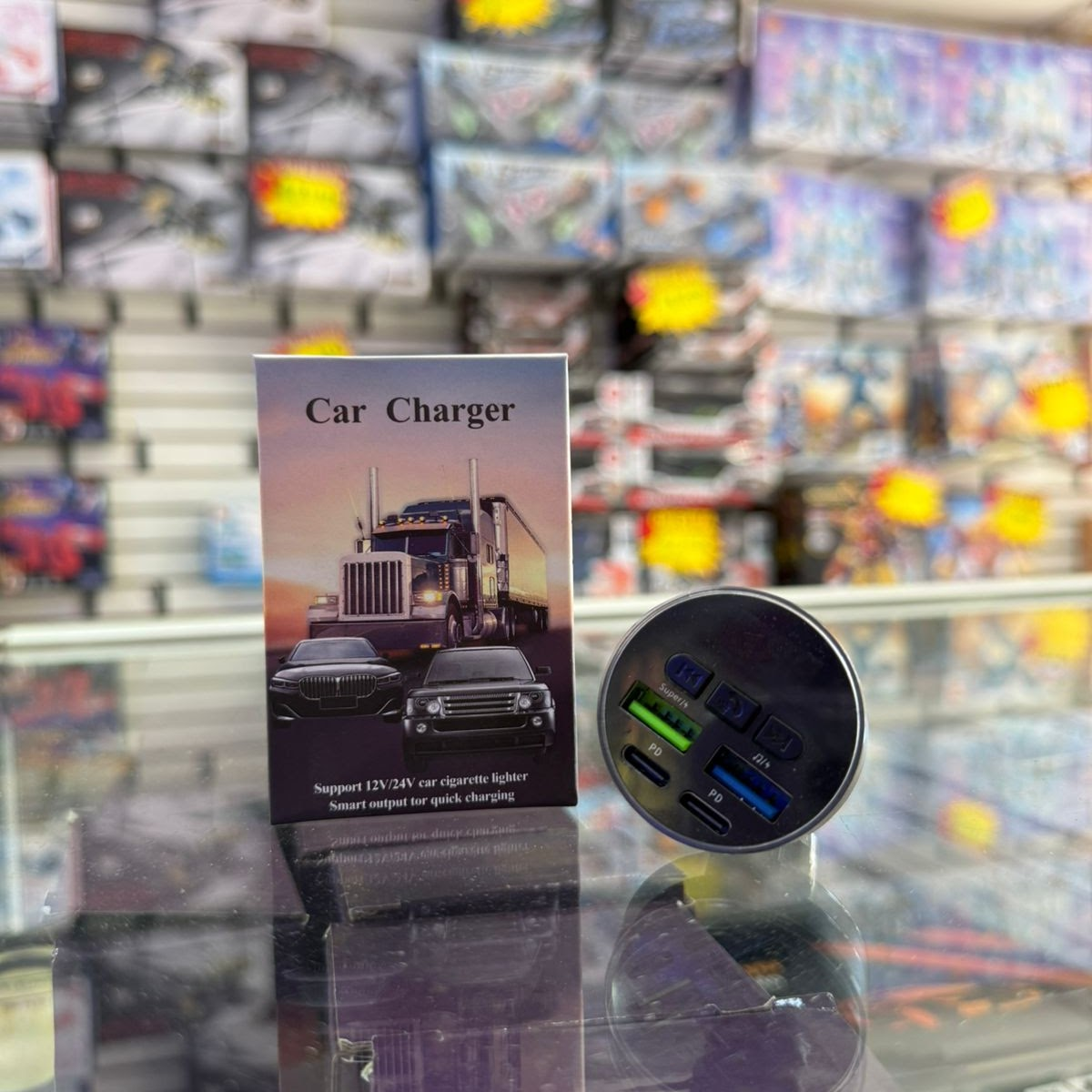 Cargador de Auto Doble PD