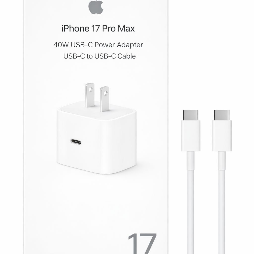 Cargador iPhone 17 40w