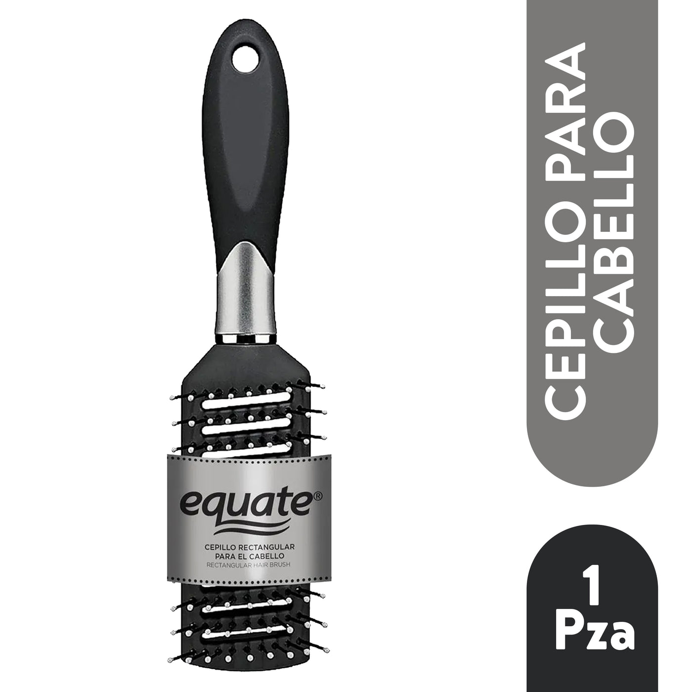 Cepillo Equate Rectangular Para Cabello
