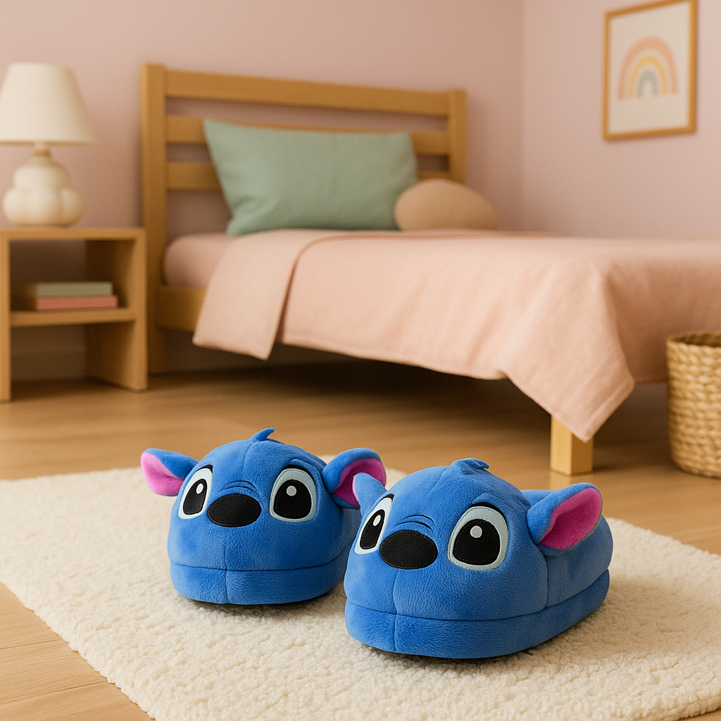 Pantuflas de Stitch 28 cm – Suaves y Divertidas