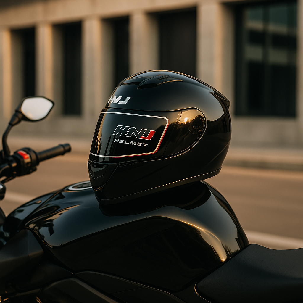 🏍️ Casco de Moto Talla M – Fibra de Vidrio, Certificación DOT, Diseño Compacto