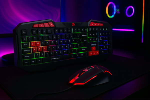 Set Gamer Marvo Scorpion Km602 – Potencia Y Precisión Para Tu Rendimiento