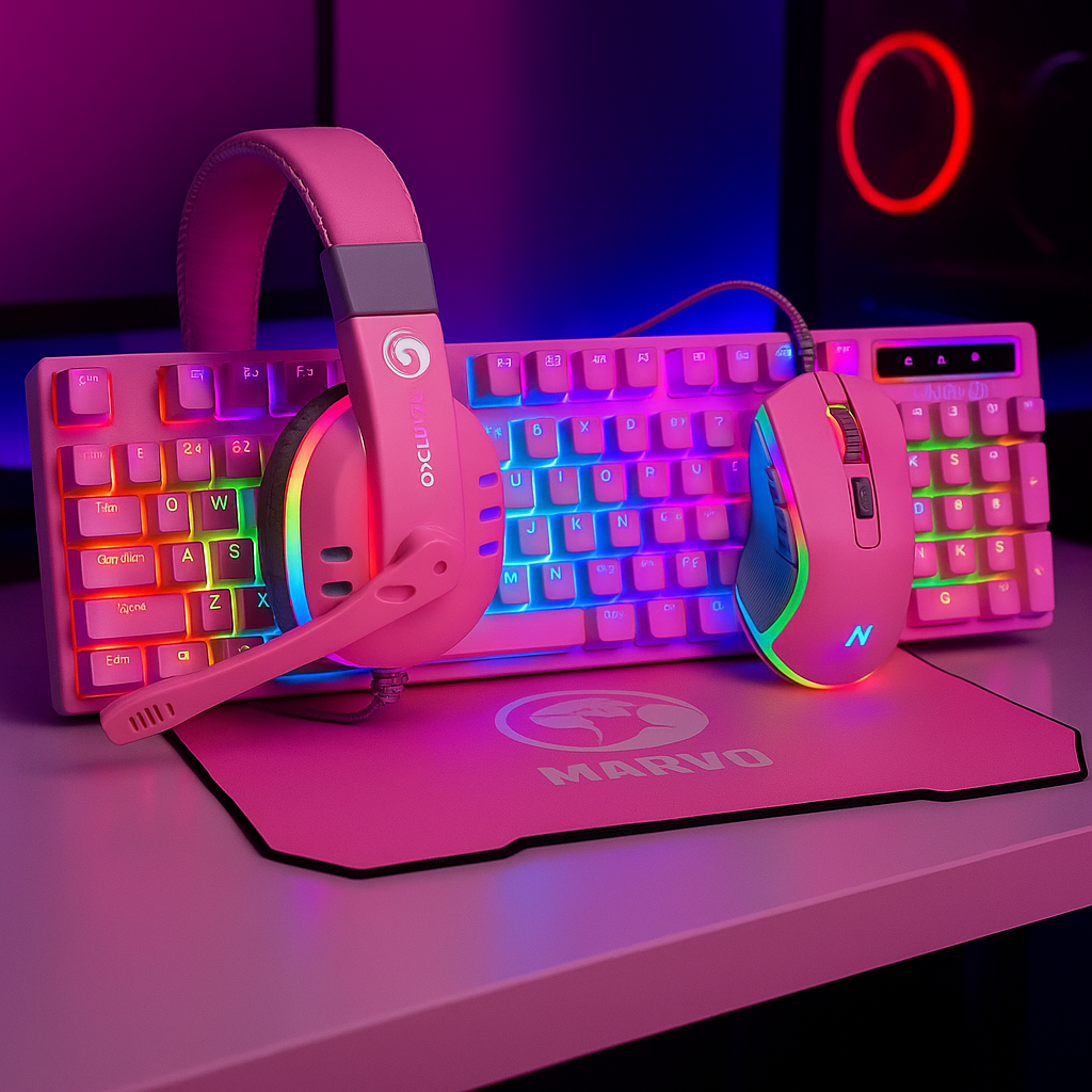 SET LINEA SCORPION CM370 SP MARVO ROSADO