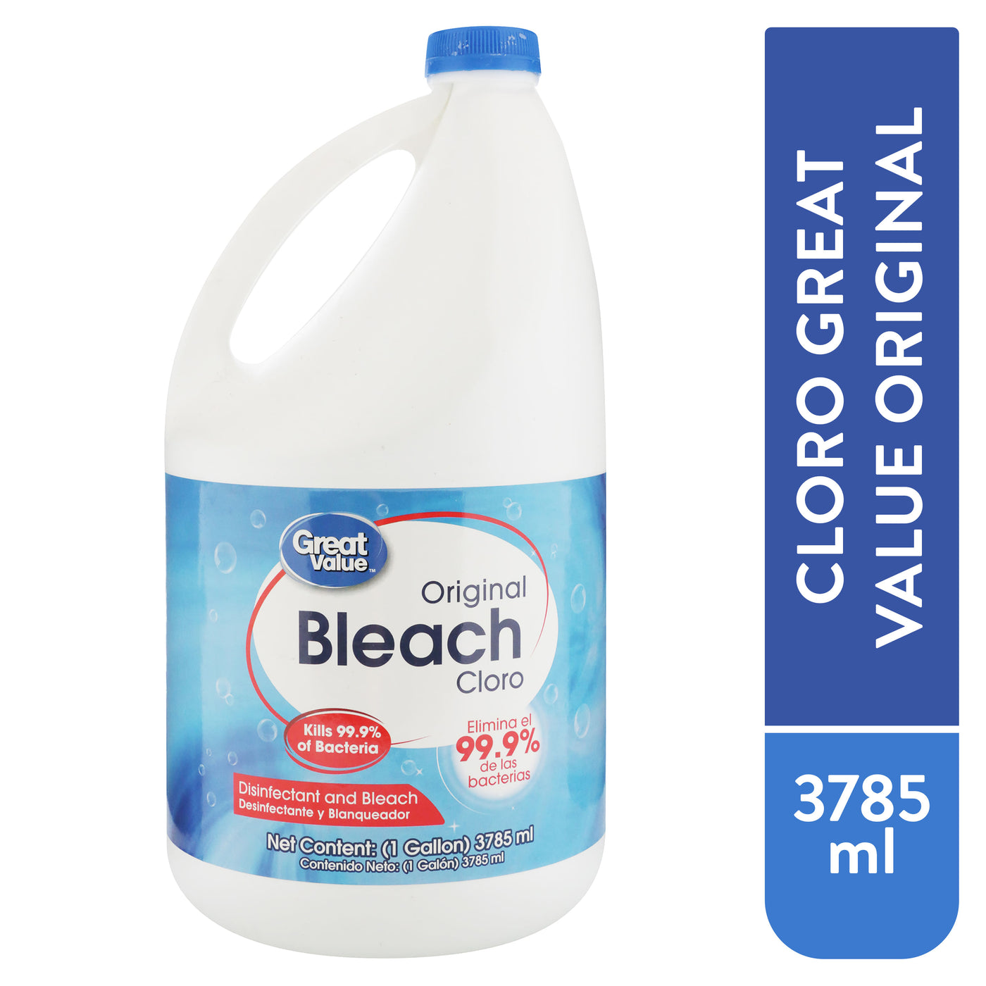 Cloro Great Value Original Galón -3785 Ml