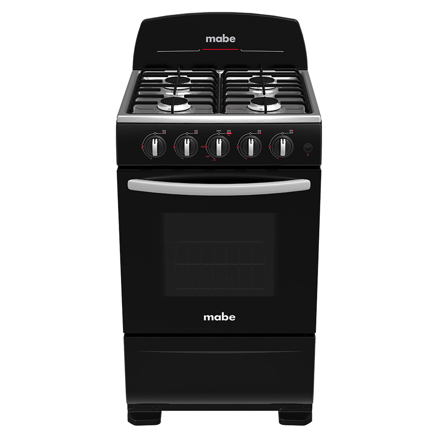 Cocina De Gas Mabe Negra Ema5105sn0 20 Pulgadas