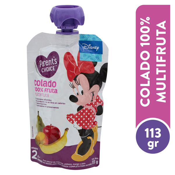 Colado Para Bebé Parents Choice Multifruta - 113 G