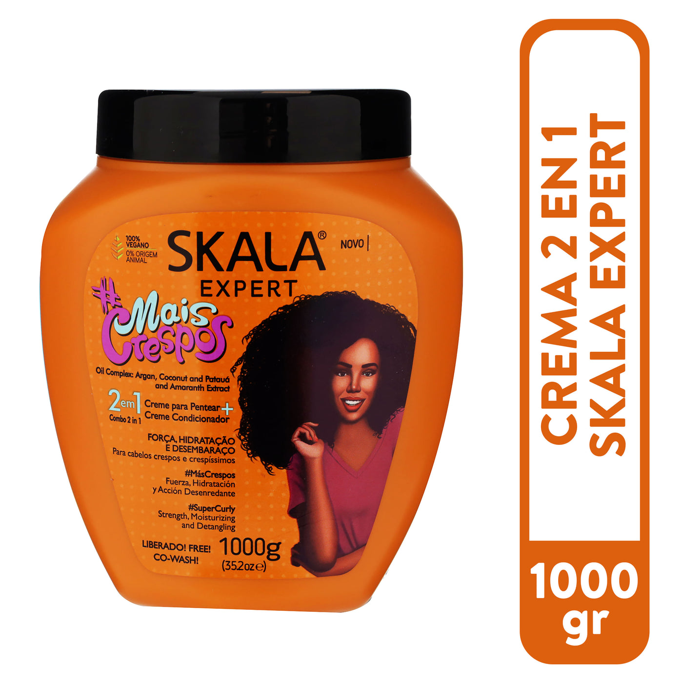 Crema Skala Mais Crespo Co Wash - 1000 G