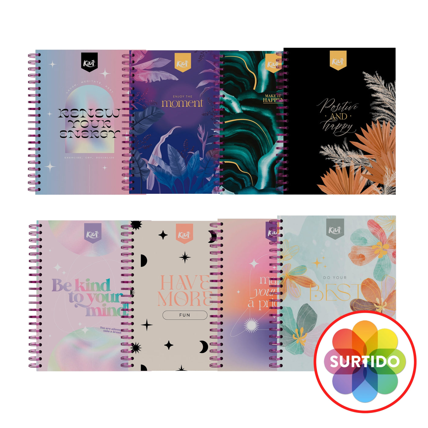 Cuaderno Norma, Kiut, Surtido-160 Hojas