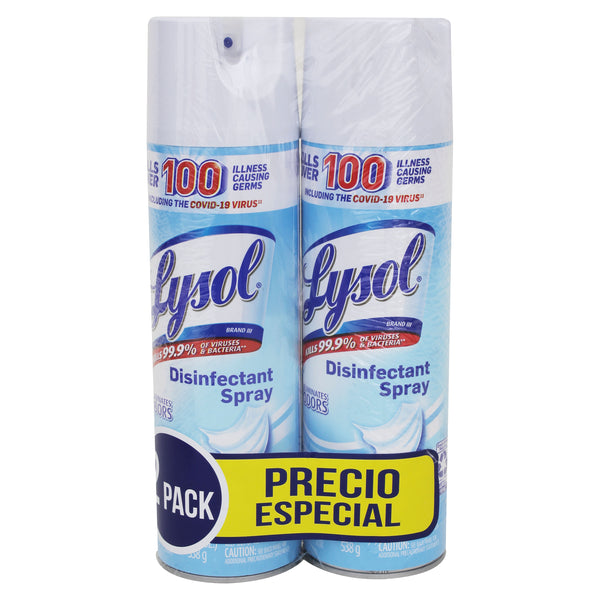 Desinfectante Lysol Aerosol 2 Pack -1124ml