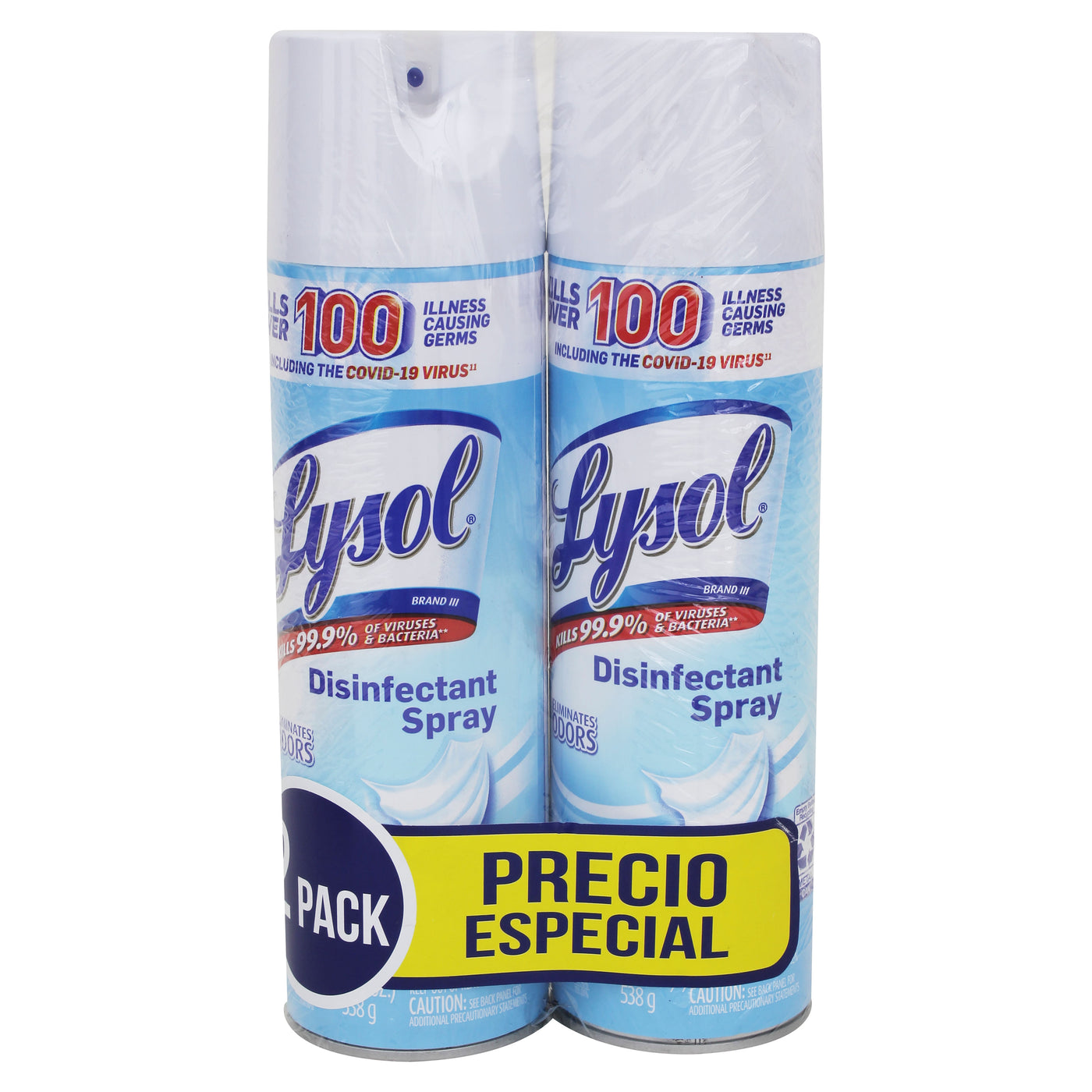 Desinfectante Lysol Aerosol 2 Pack -1124ml