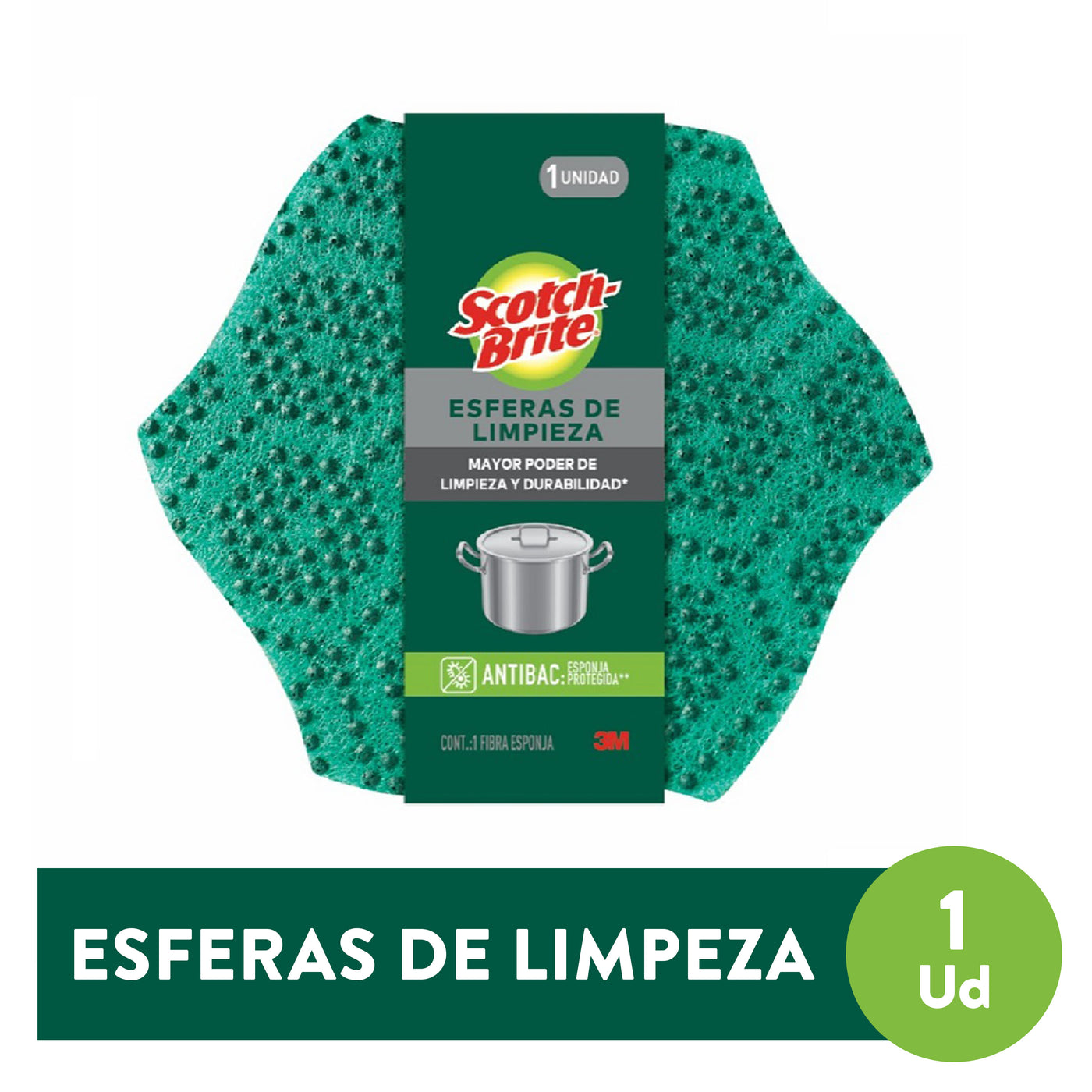 Esponja Scotch Brite Esferas De Limpieza - 1 Ud