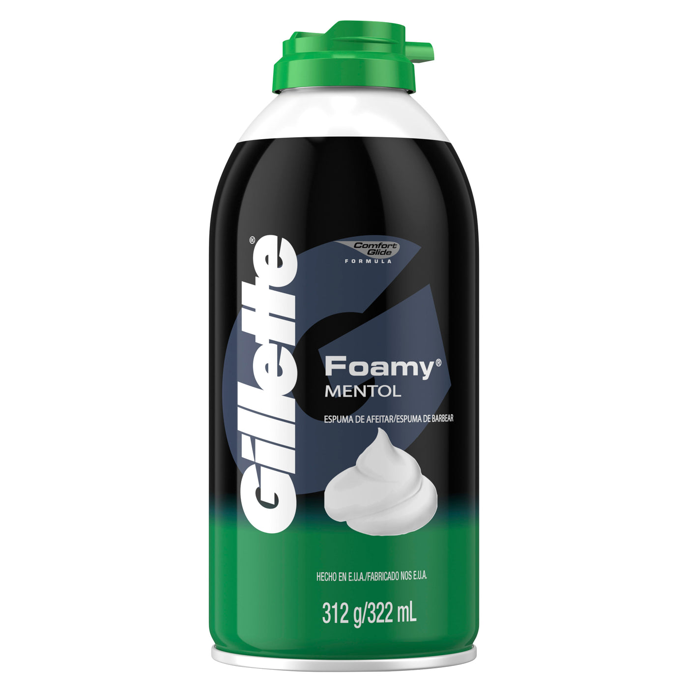 Espuma Para Rasurar Gillette Foamy Mentol 322ml