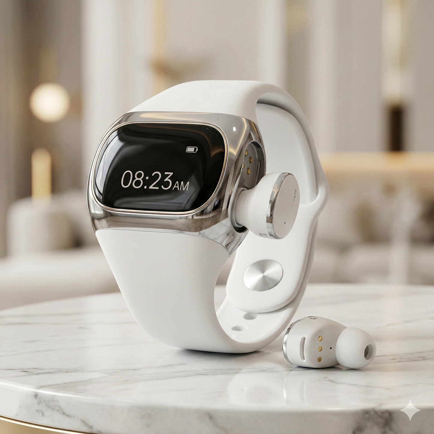 Smartwatch con Audífonos Integrados (Modelo W20) | 2 en 1