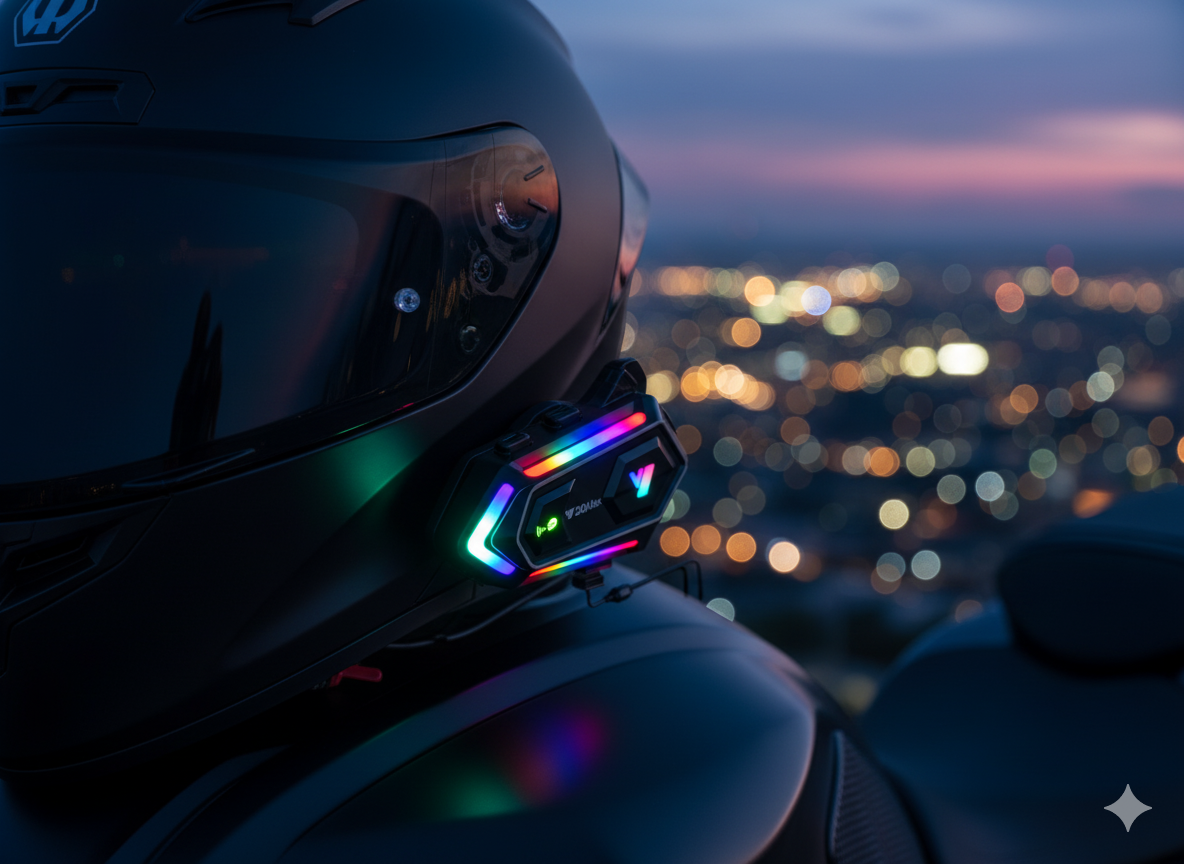 Intercomunicador para Moto KR-M2: Tu Centro de Mando Manos Libres con Bluetooth 5.3