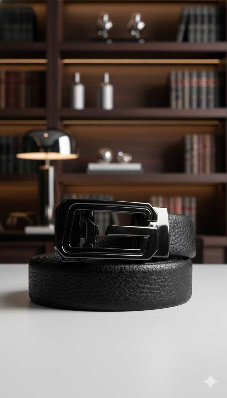 Faja Negra Gucci – Black Stealth & Elite Leather Edition