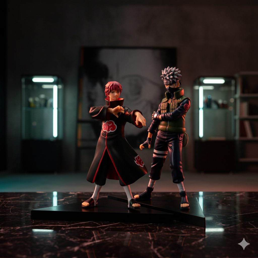 Set de 2 Figuras de Hatake Kakashi y Sasori - Naruto