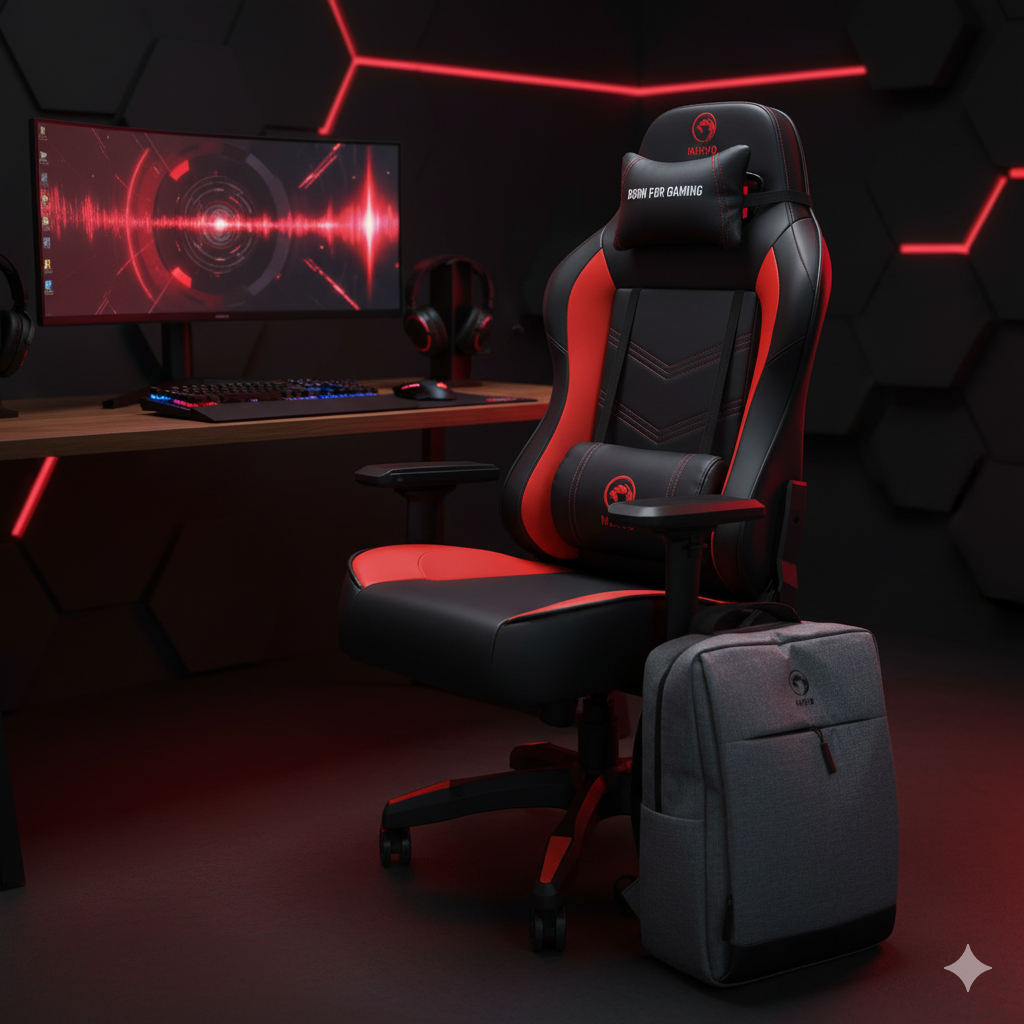 Silla Pro Gamer Marvo (Modelo CH-130) | Combo con Bolso de Regalo