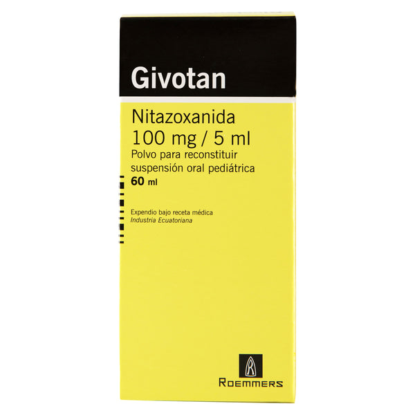 Antiparasitario Y Antiviral Givotan 100mg/5 Ml - 60 Ml