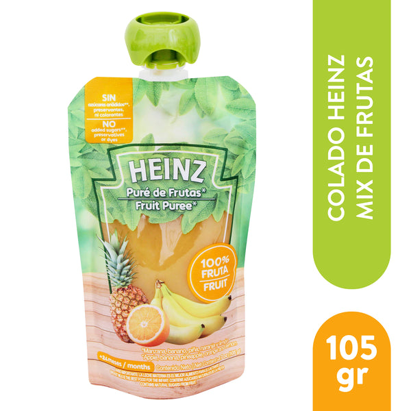 Colado Puré Mix De Frutas Heinz - 105 G