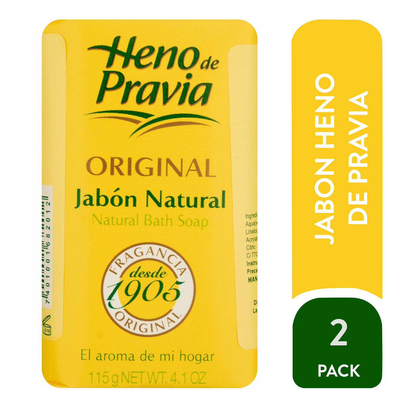 Jabón Heno De Pravia Original Natural En Barra - 230 G