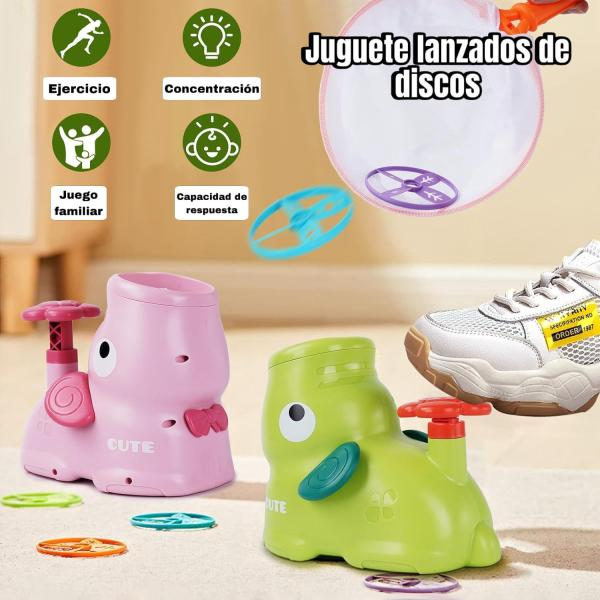 Juguete lanzador de discos