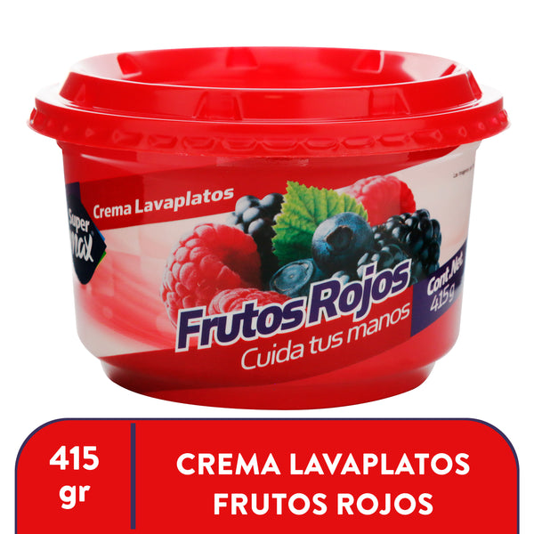 Lavaplatos Supermax Frutos Rojos - 415 G