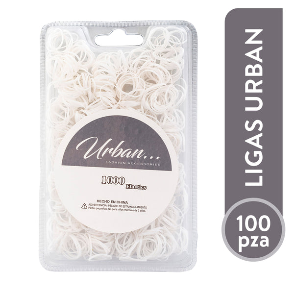 Liga Shalom Para Cabello Caucho Negra - 1 Unidad