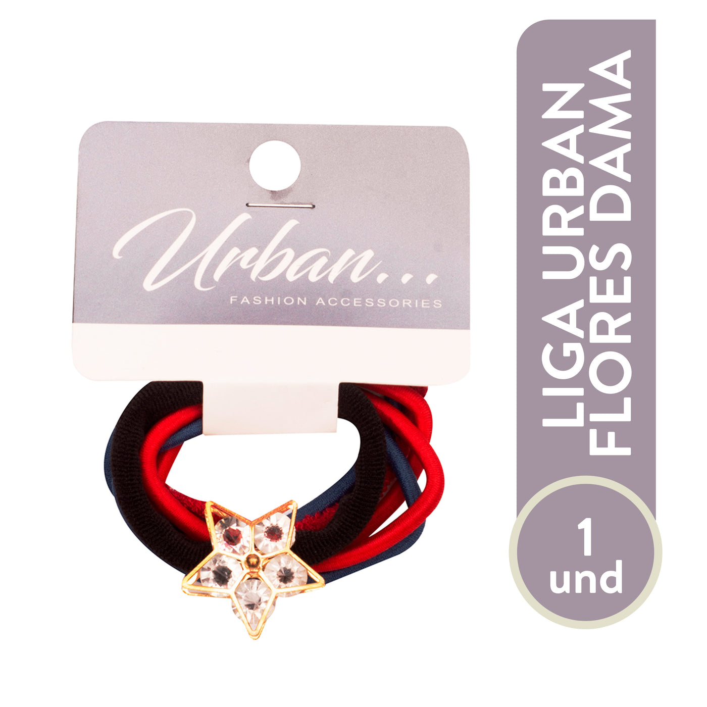 Liga Shalom Para Cabello Flores Dama - 1 Unidad
