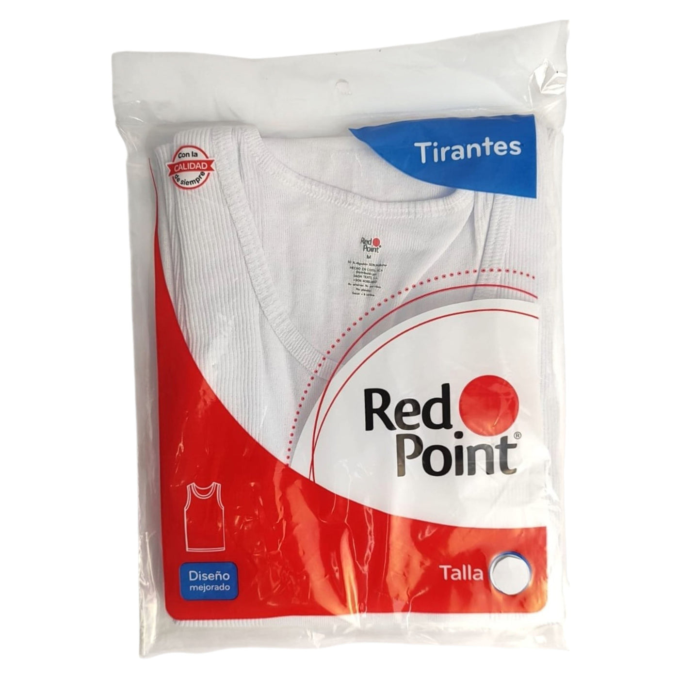 Camiseta Redpoint Tirante Blanco Talla L