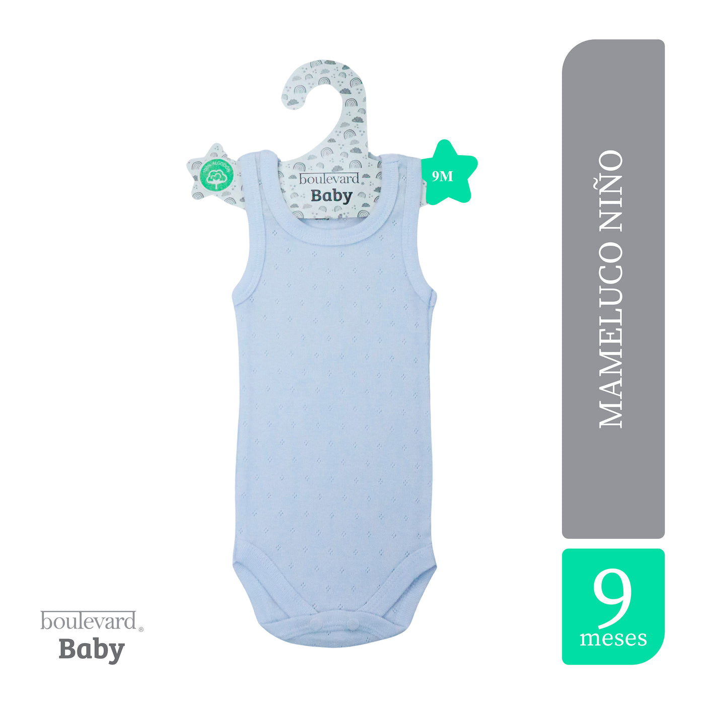 Mameluco Boulevard, Para Bebé Niño -9 Meses