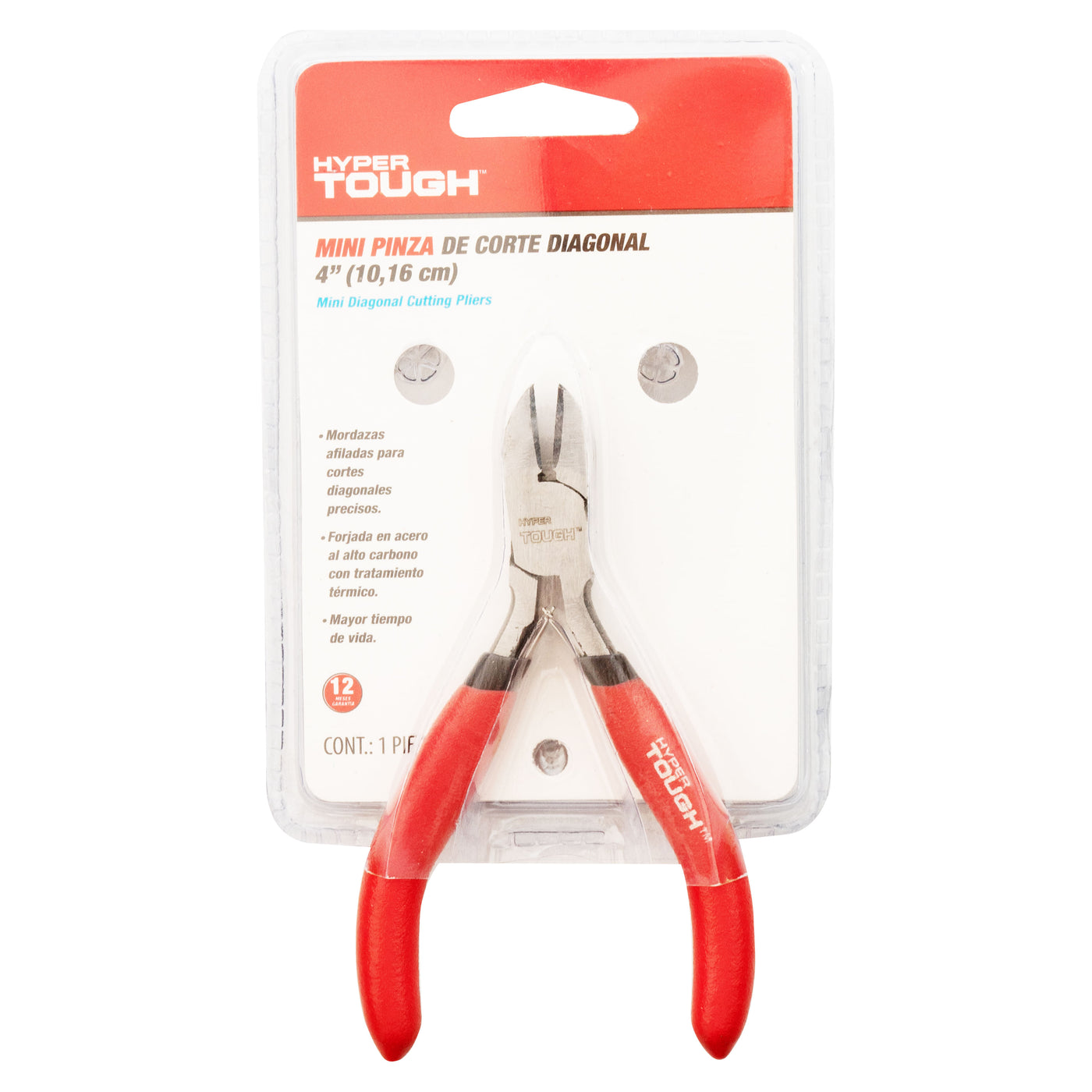 Mini Pinza Hyper Tough, De Corte Diagonal -4 Pulgadas