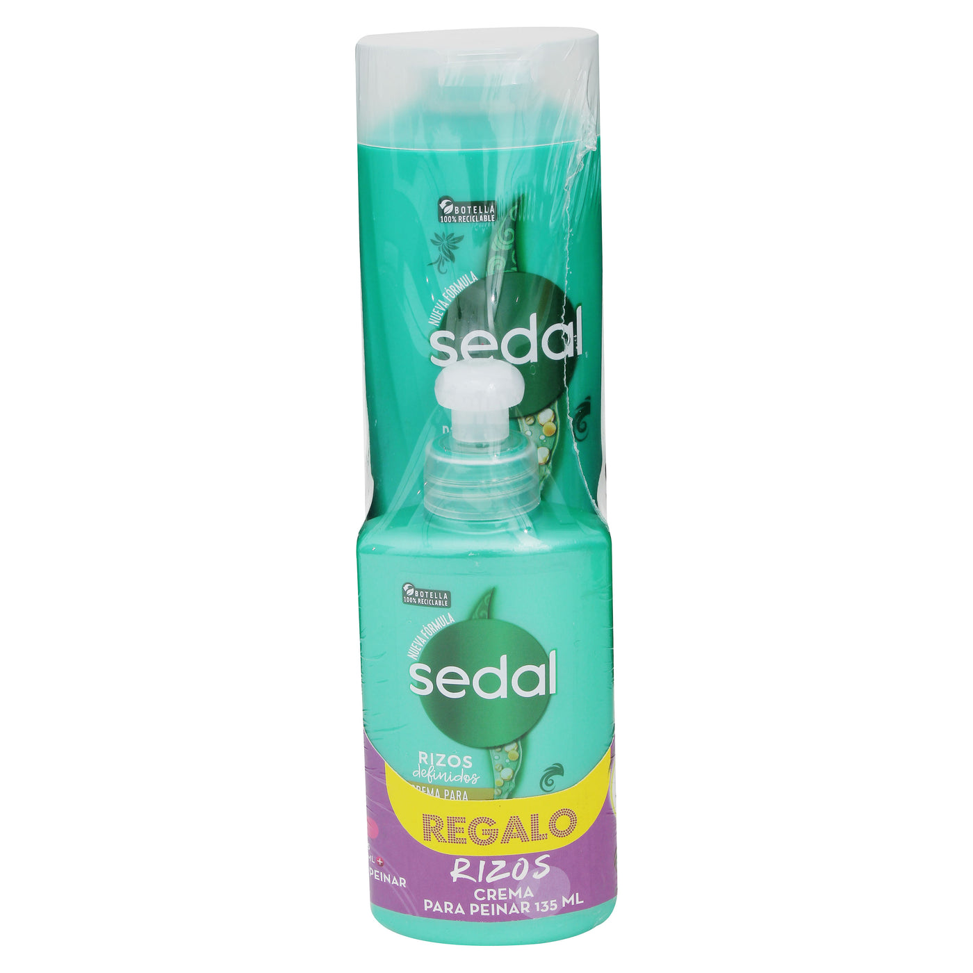 Pack Shampoo Sedal Rizos 340ml + Crema Para Peinar Rizos -135 Ml