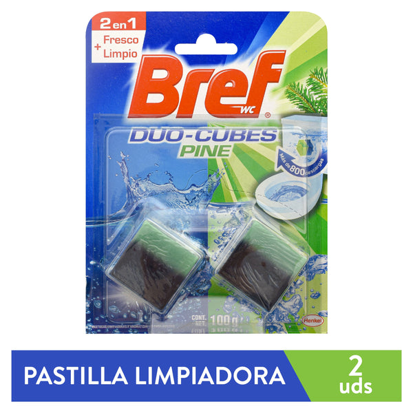 Pastilla Bref Para Baño Aroma Pino 2 Uds - 100 G