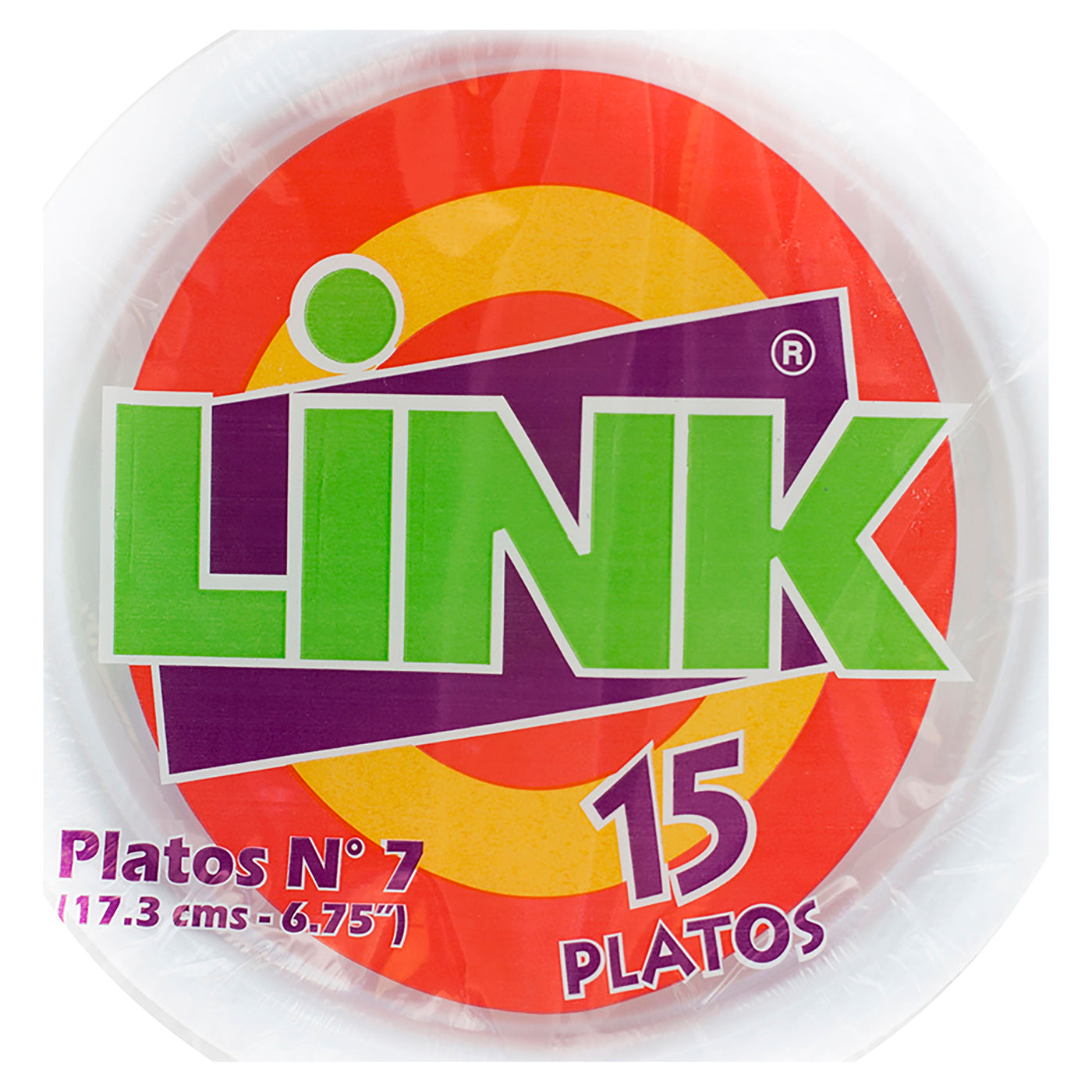 Plato Link Desechable No 7