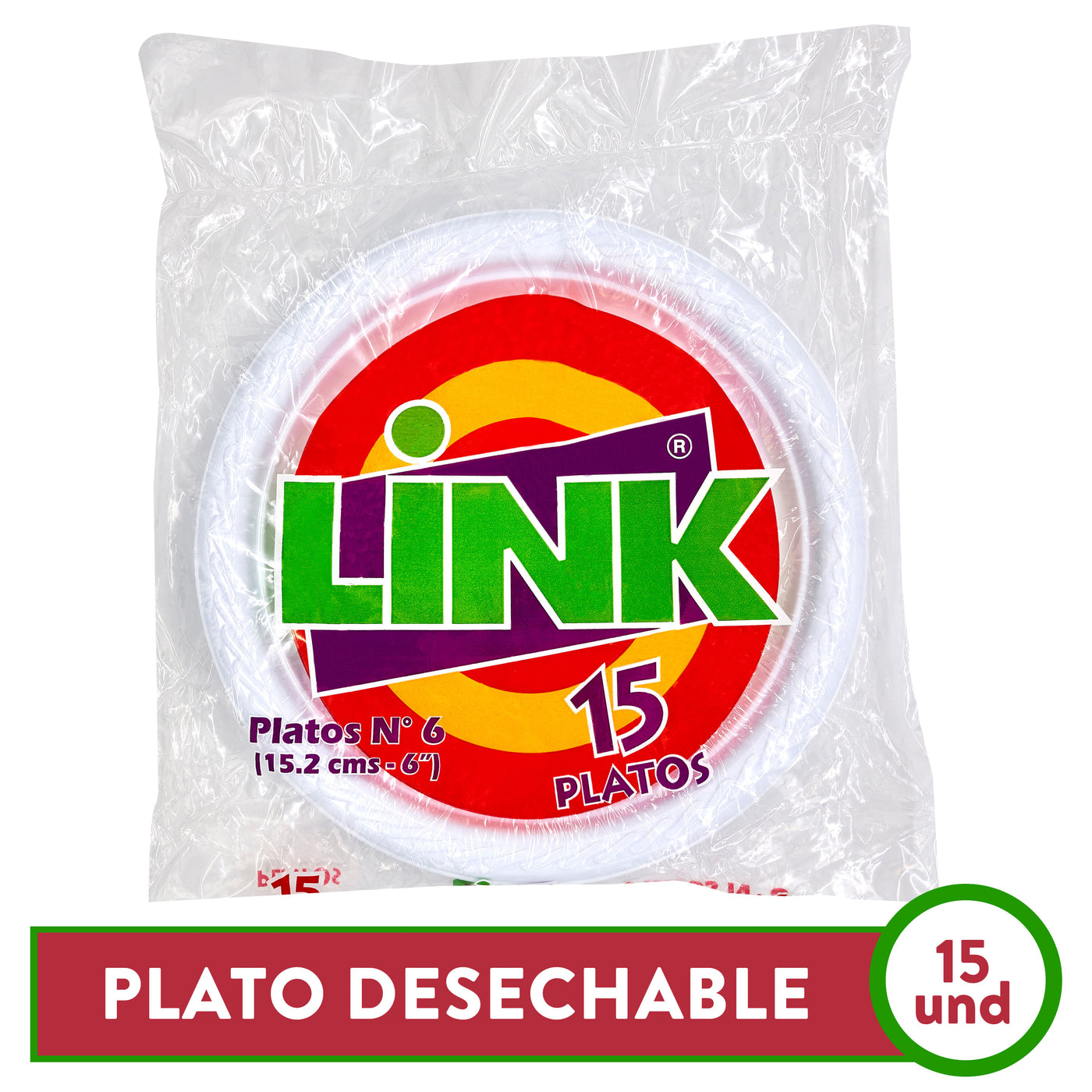 Plato Plástico Link Desechable N.6