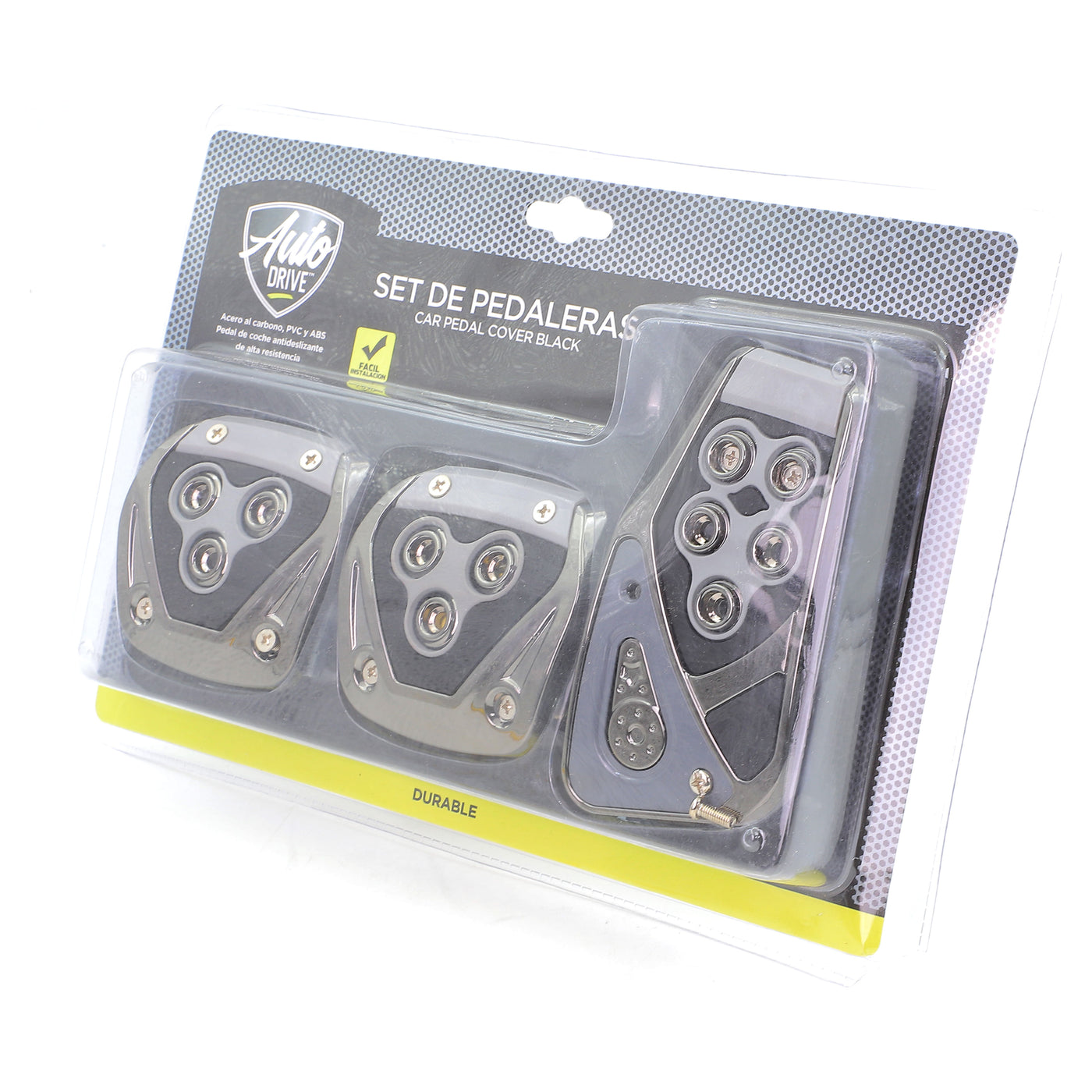 Pedaleras Para Carro Auto Drive Color Negro