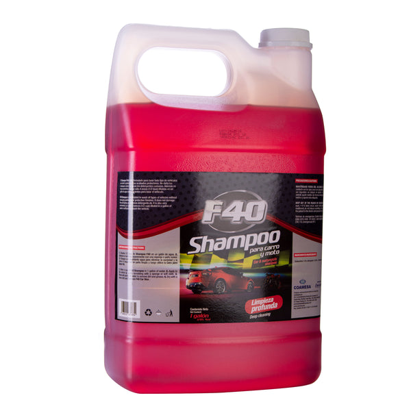 Shampoo Para Carro F40 Sin Cera - 3.78 L