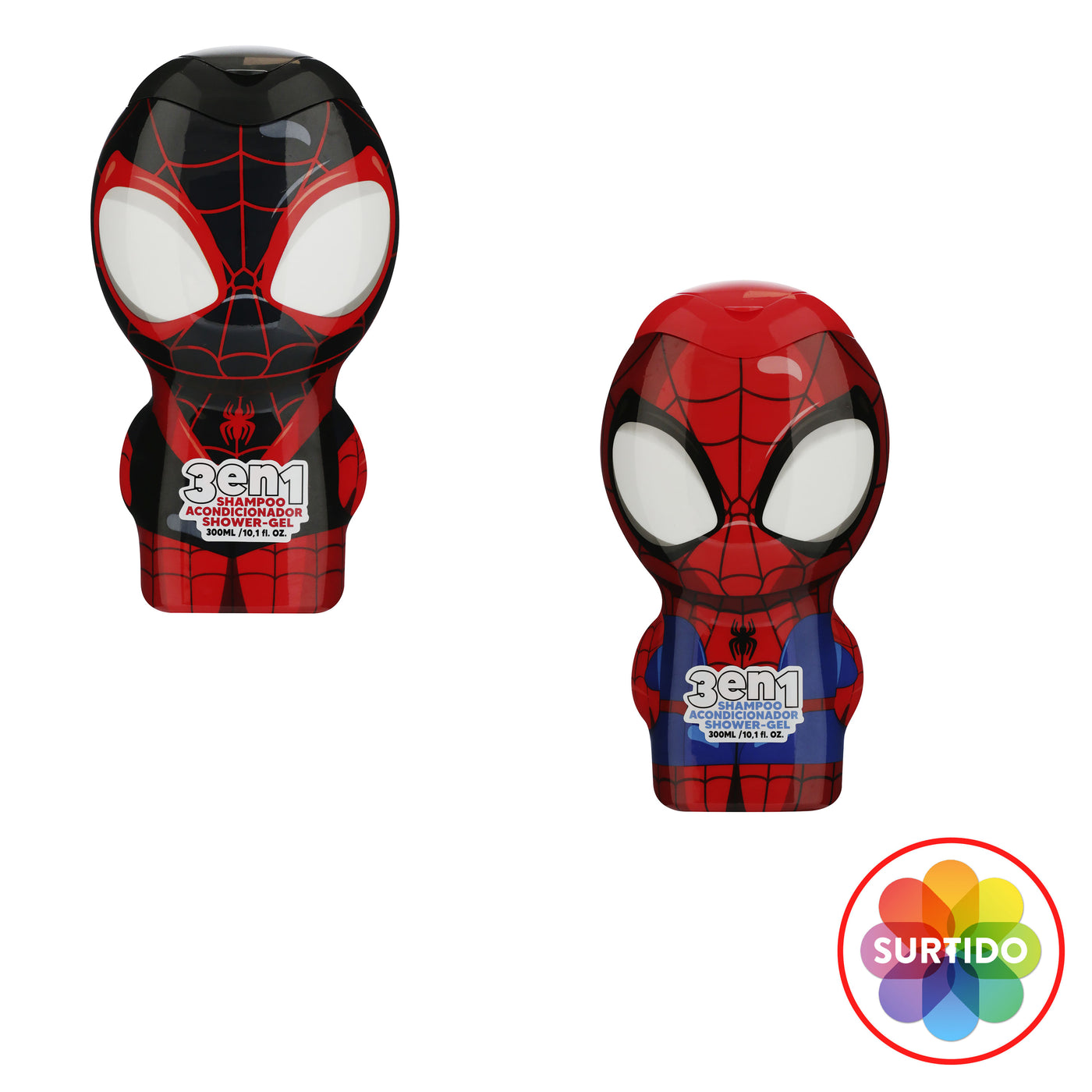 Shampoo Gelatti, 3 En 1, Con Diseño De Spider Man -300ml