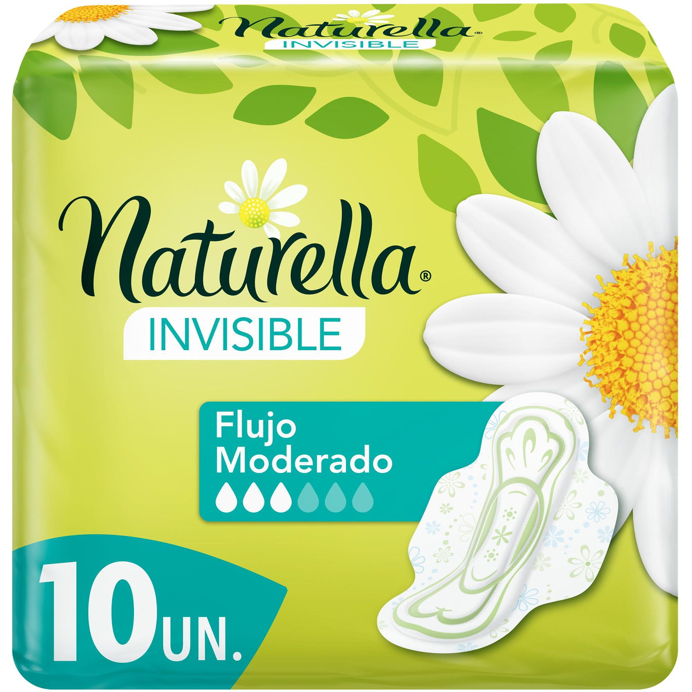 Toallas Femeninas Naturella Invisible -10 Uds