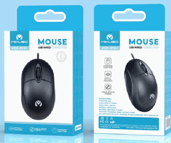 Mouse Alambrico 015U