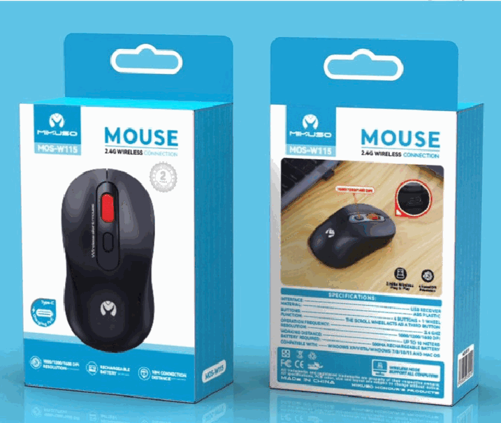 Mouse Inalambrico Mikuso W115